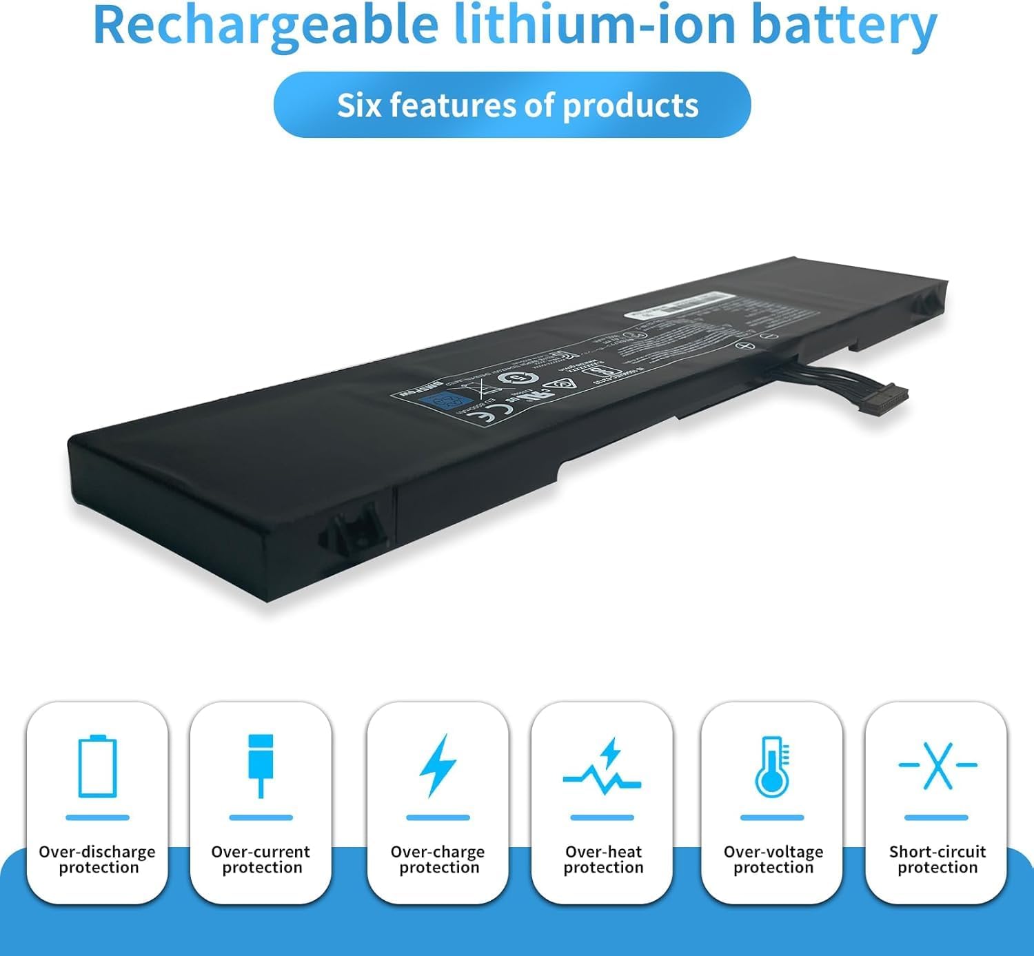 GKIDT-03-17-3S2P-0 GKIDT-00-13-3S2P-0 3ICP6/62/69-2 3ICP6/63/69-2 B908NI0-191100105 Laptop Battery Compatible with Adata XPG Xenia 15, Schenker XMG Fusion 15 XFU15L19 Series (11.4V 93.48Wh)