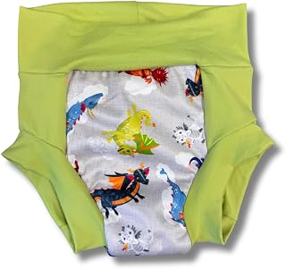 Smart Bottoms Nighttime Potty Training Pants, Reusable Overnight Trainer for Toddlers & Kids, Dragon Dreams, 4/5T
