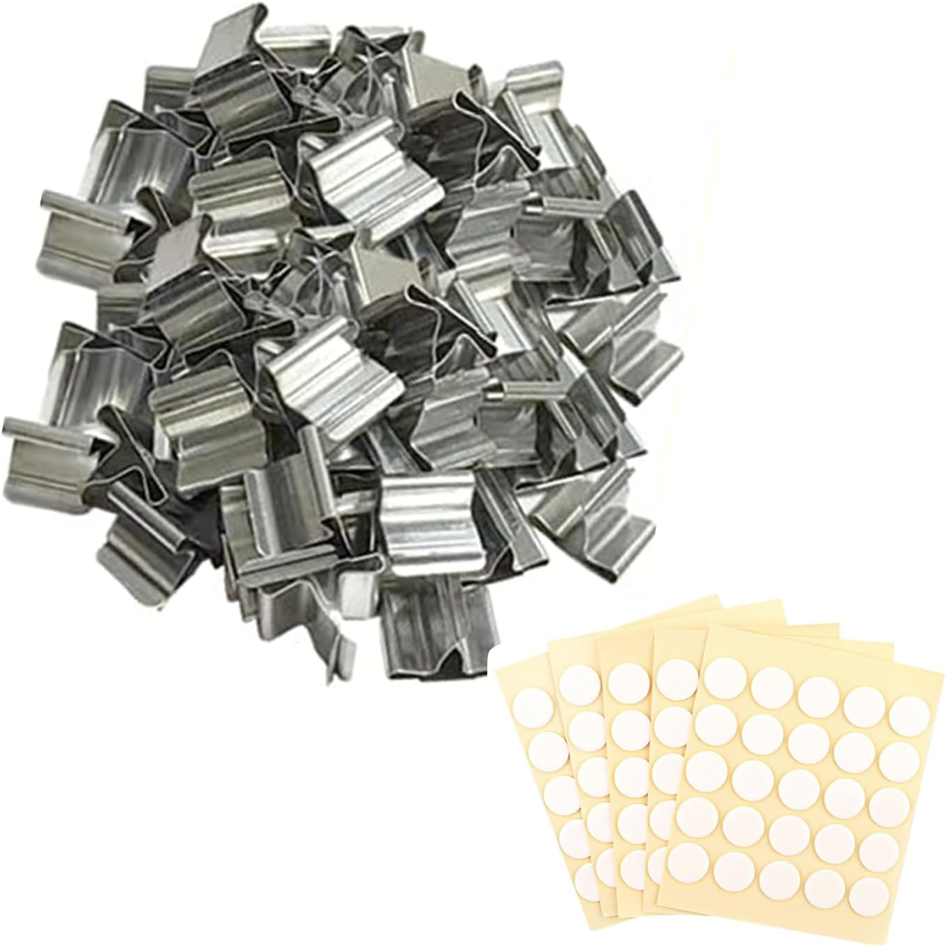 200pcs Wick Clips Wicks Stickers Stainless Steel Wick