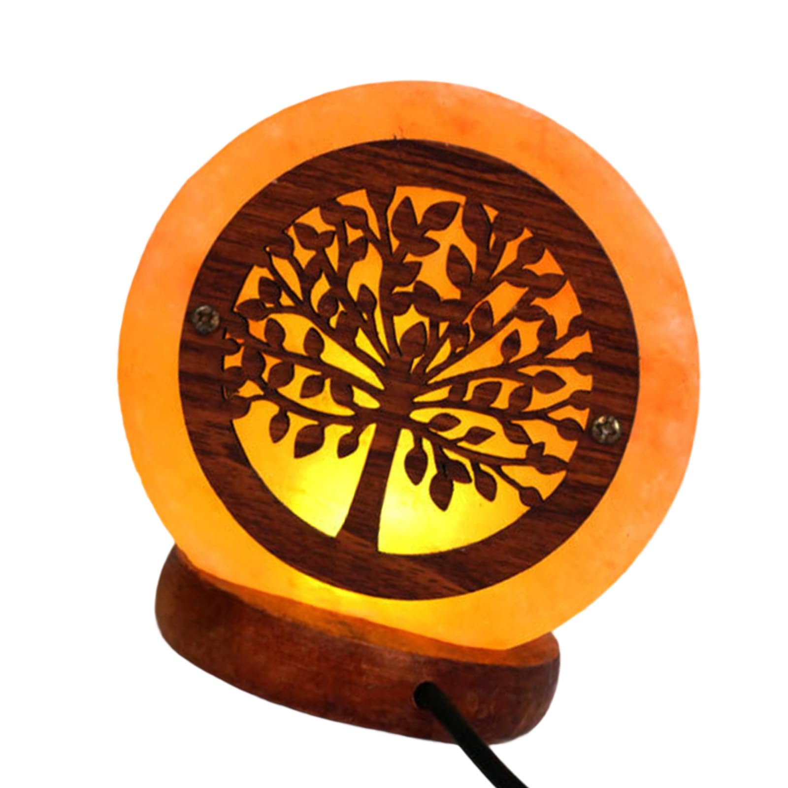 LED Nachtlicht Mit Sockel Kristall Salzstein Lampe Tisch Home Schlafzimmer Dekoration LED Atmosphären Lampe Für Innen Nachtnacht