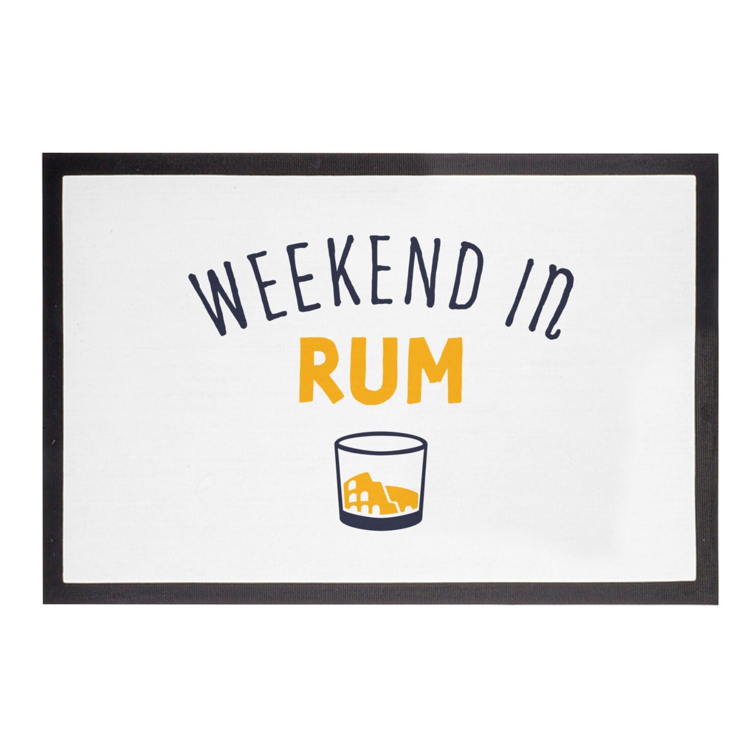Paillasson Blanc Weekend in Rum pour garder une entrée propre