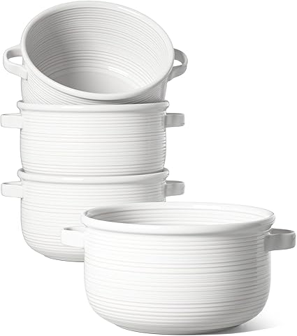 LE TAUCI Soup Bowls With Handles - Thumbnail 2