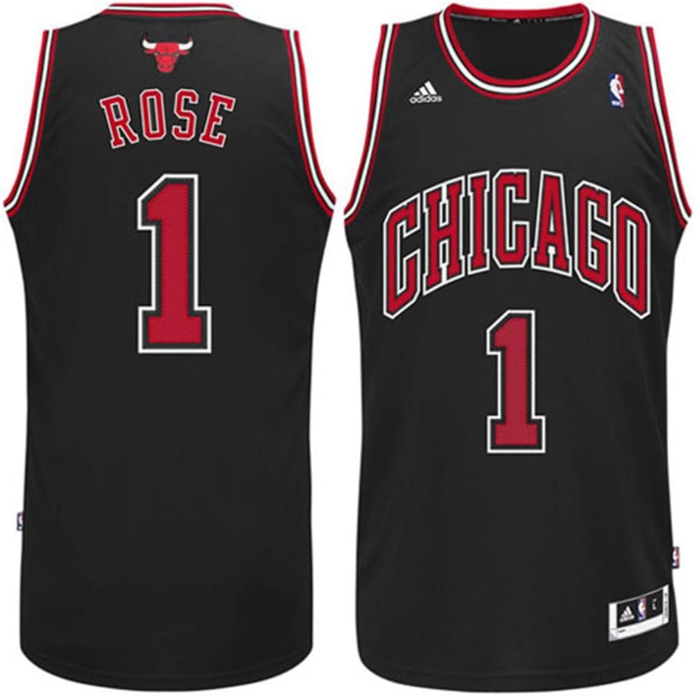 Derrick Rose Chicago Bulls Authentic Revolution 30 Jersey - Black