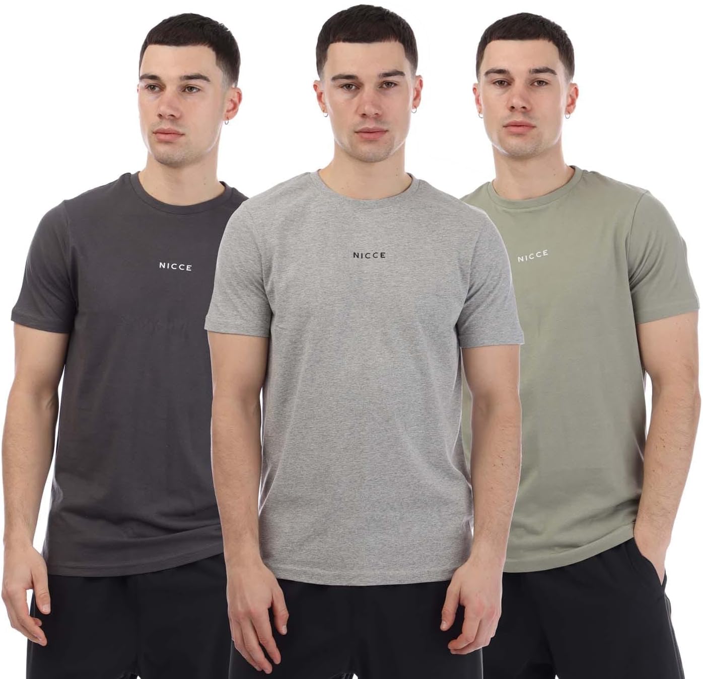 Nicce Petras Men's 3 Pack T-Shirts