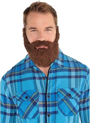 Brown Lumberjack Facial Hair Set
