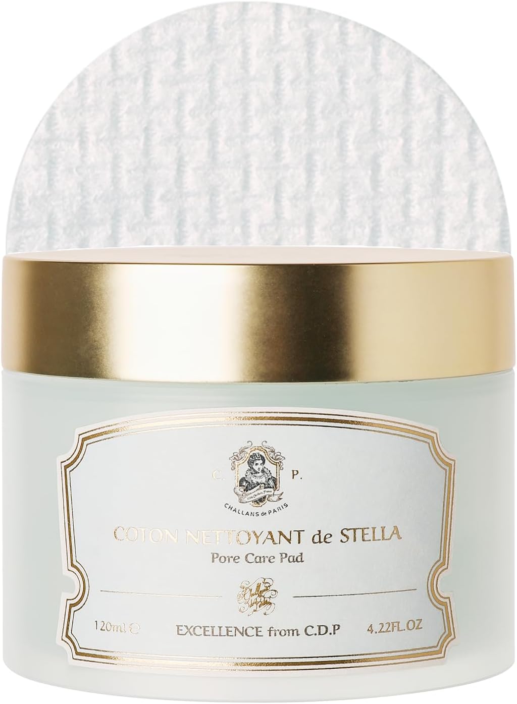 [CHALLANS de Paris] Coton NETTOYANT de Stella – Pore-Refining & Hydrating Toner Pads with Refreshing Botanicals, Daily Facial Pads for Smooth, Balanced Skin, K-Beauty Care