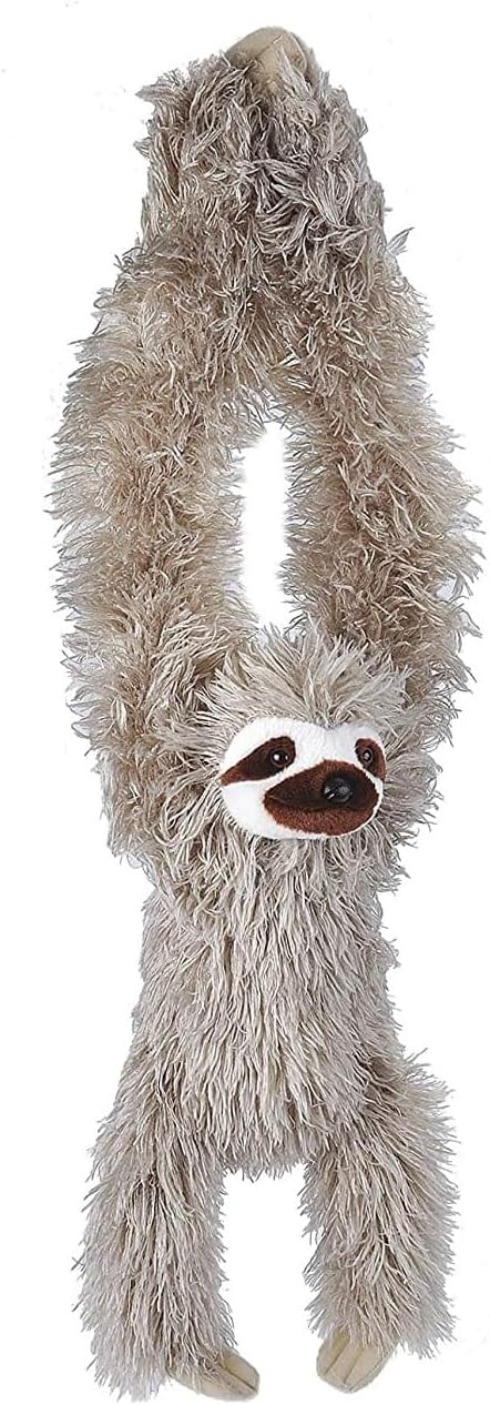 16387 Hanging Sloth Plush, Soft Toy, Cuddlekins, 51 cm, Brown