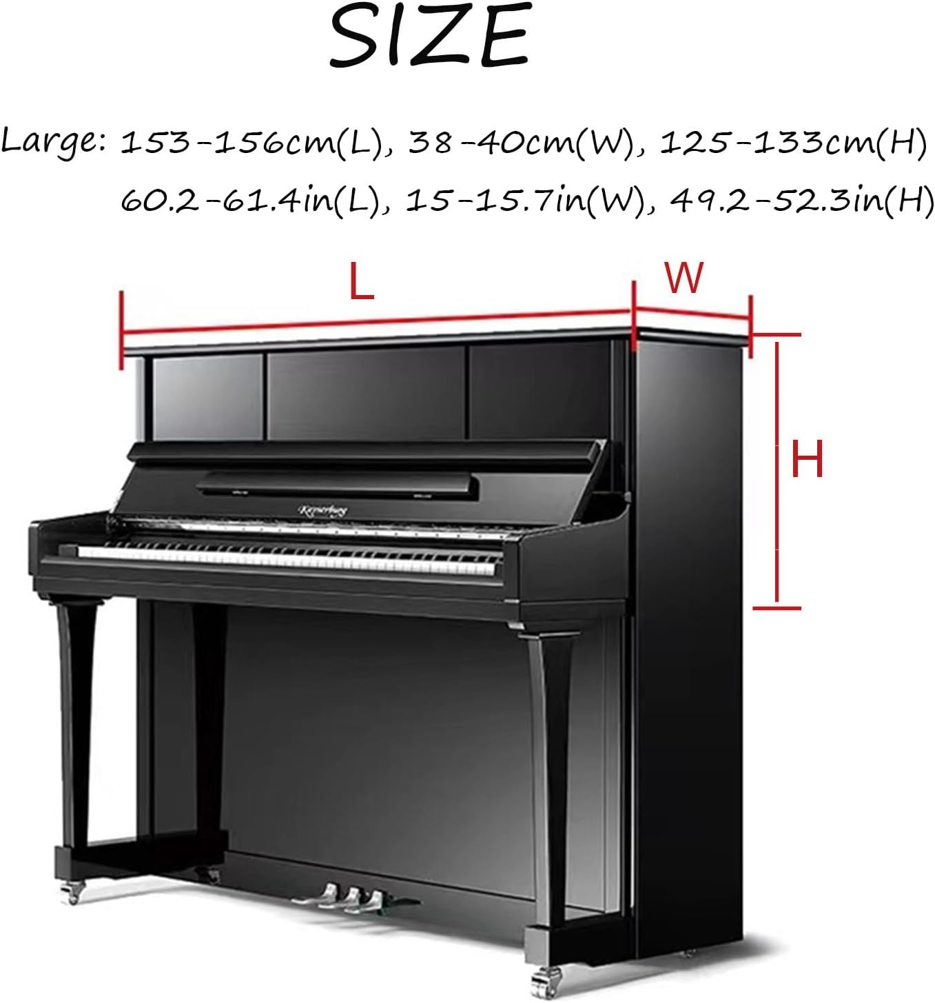 Velvet Upright Piano Dust Cover, Soft Durable Piano Protector with Stool Cover, Modern Decorated Piano Accessories Cover for Home School Store (L Piano Cover, A Double Stool,Beige)