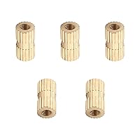 Vista 8 de Tuercas moleteadas de rosca hembra M3x3mm, 200 piezas Hx4mm OD latón roscado inserción tuercas de inserción hidráulica soldada junta junta surtido