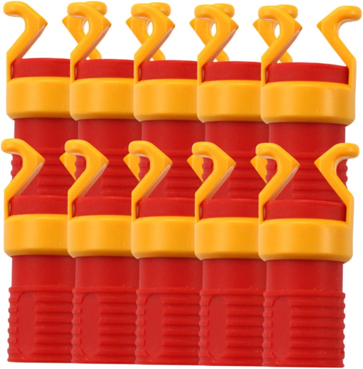 Tofficu 10pcs Hand Screw Clamp Woodworking Tool Screw Fixing Holder with Triangular Design for Stable Installation Impact Resistant Construction Prevents Skew and Slipping