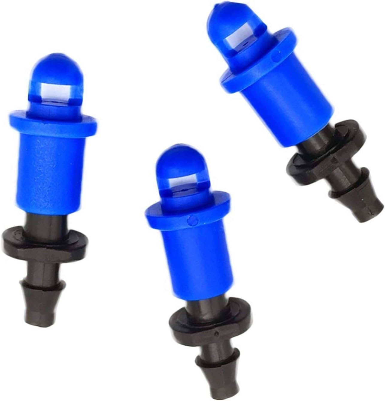 Irrigation Dripper 1000pcs 360 Degree Refraction Micro Sprayer with 4mm Barbed Connector Agriculture Garden Irrigation Accessories Watering Fitting