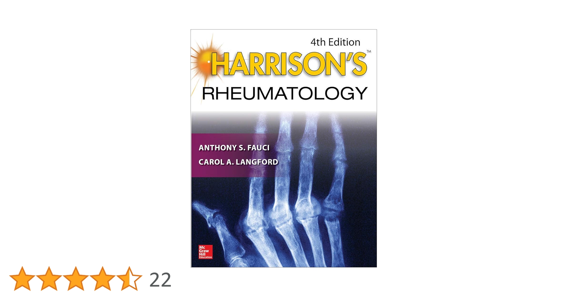 Harrison's Rheumatology 4th Edition ハリソン Harrison's Rheumatology, Fourth Edition: Fauci, Anthony