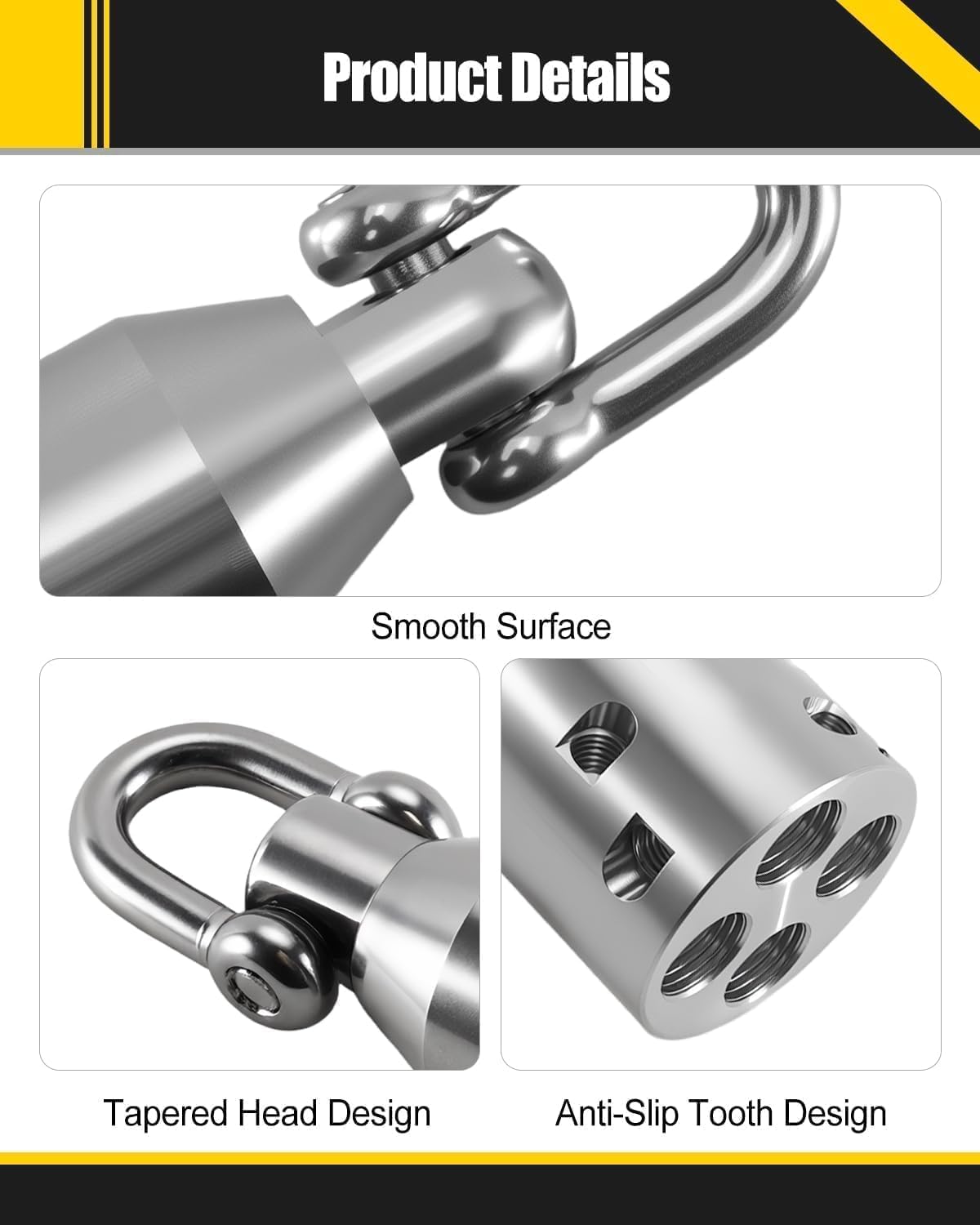 69705 Penguin Puller, Jr Wire Pulling Grip, Wire Tugger Puller Tool, 4000 LBS Max Pull Strength Wire Pulling Attachment Head for 2/0 to 4/0 Copper or Aluminum Wire