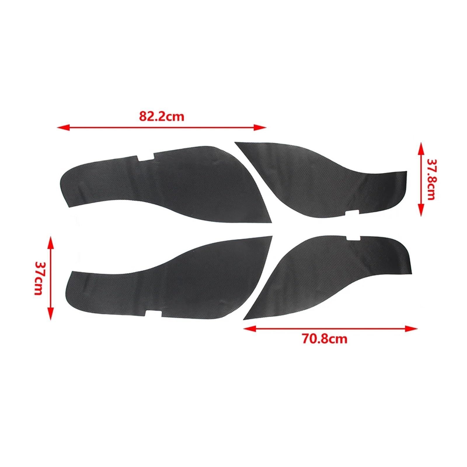 4Pcs Set Car Door Anti Kick Pad Protection Cover,Fit For GLE W167 V167 GLE350 GLE450 osłona drzwi pojazdu przed kopnięciem