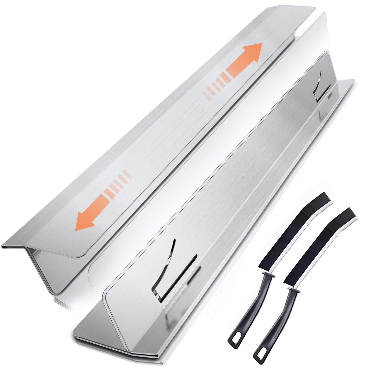 Confezione da 2 pezzi per forno da cucina – Counter – Gap Guard – Riempitivo in acciaio inox – Coperchio T – Kit battitura – Fornello Gap Guard