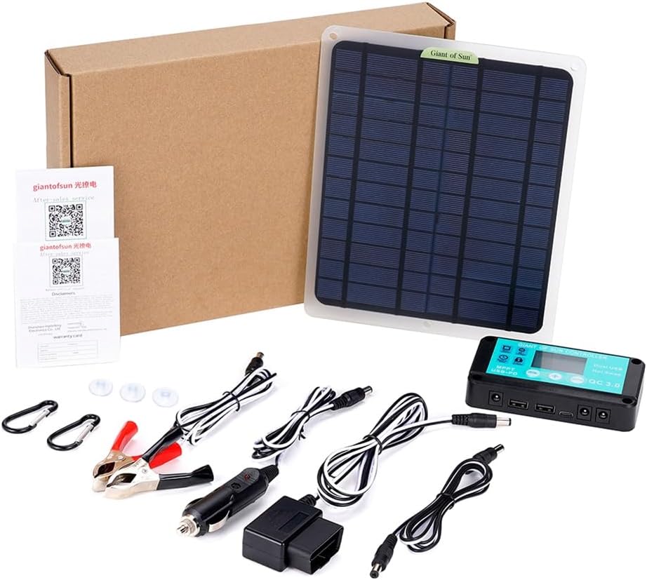 工場 12V 10A バッテリーコントローラー 車載充電器 屋外バッテリー