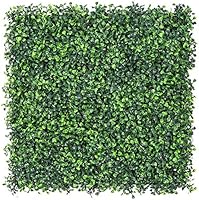 Sunnyglade 12 Pieces 20"x 20" Artificial Boxwood Panels Topiary Hedge Plant, Privacy Hedge Screen UV Protected Suitable...