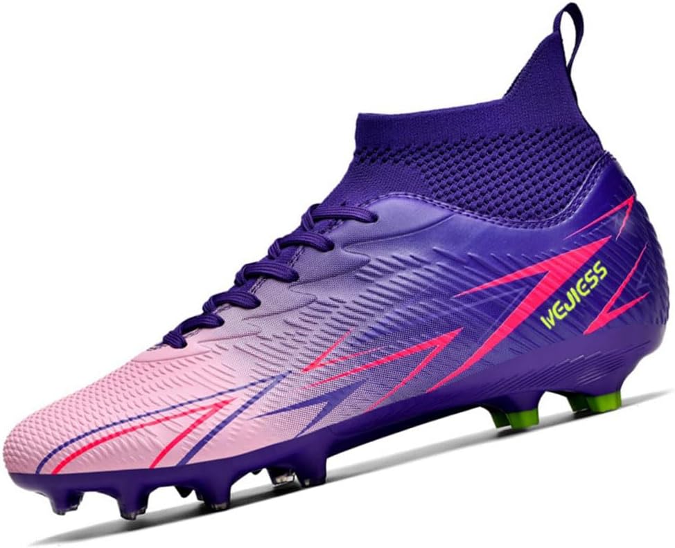 Football Boots Men's High Top Professional Football Shoes Youth Athletics Training Shoes Outdoor Sports Artificial Grass Football Shoes Football Boots
