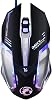 Wired Mice USB Mice V8 LED Colorful Light USB 6 Buttons 4000 DPI Wired Optical Gaming Mouse for Computer PC Laptop Computer Mouse (Color : Black)