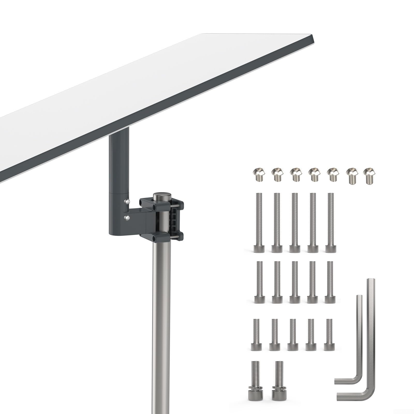 Support pour starlink pour gen3 RV Échelle Aluminium Gris Support