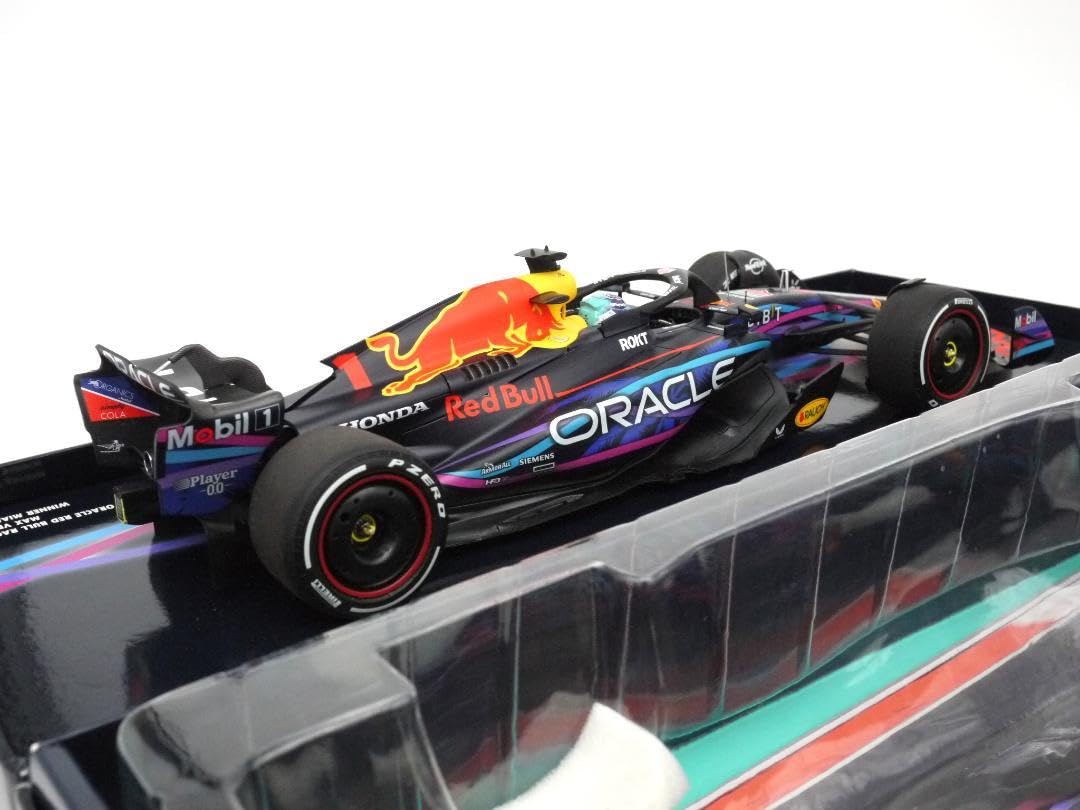 Amazon.co.jp: ミニチャンプス 1/18 レッドブル RB19 マイアミGP M