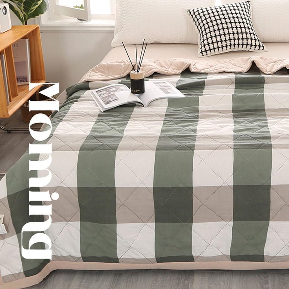 Coverlets Summer/Spring Bedspreads Queen Size Twin Soft Bed Summer Quilt Lightweight Microfiber Bedding Air Conditioner Quilt King Size Modern Style Coin Pattern Coverlet For All Season ( Color : H ,