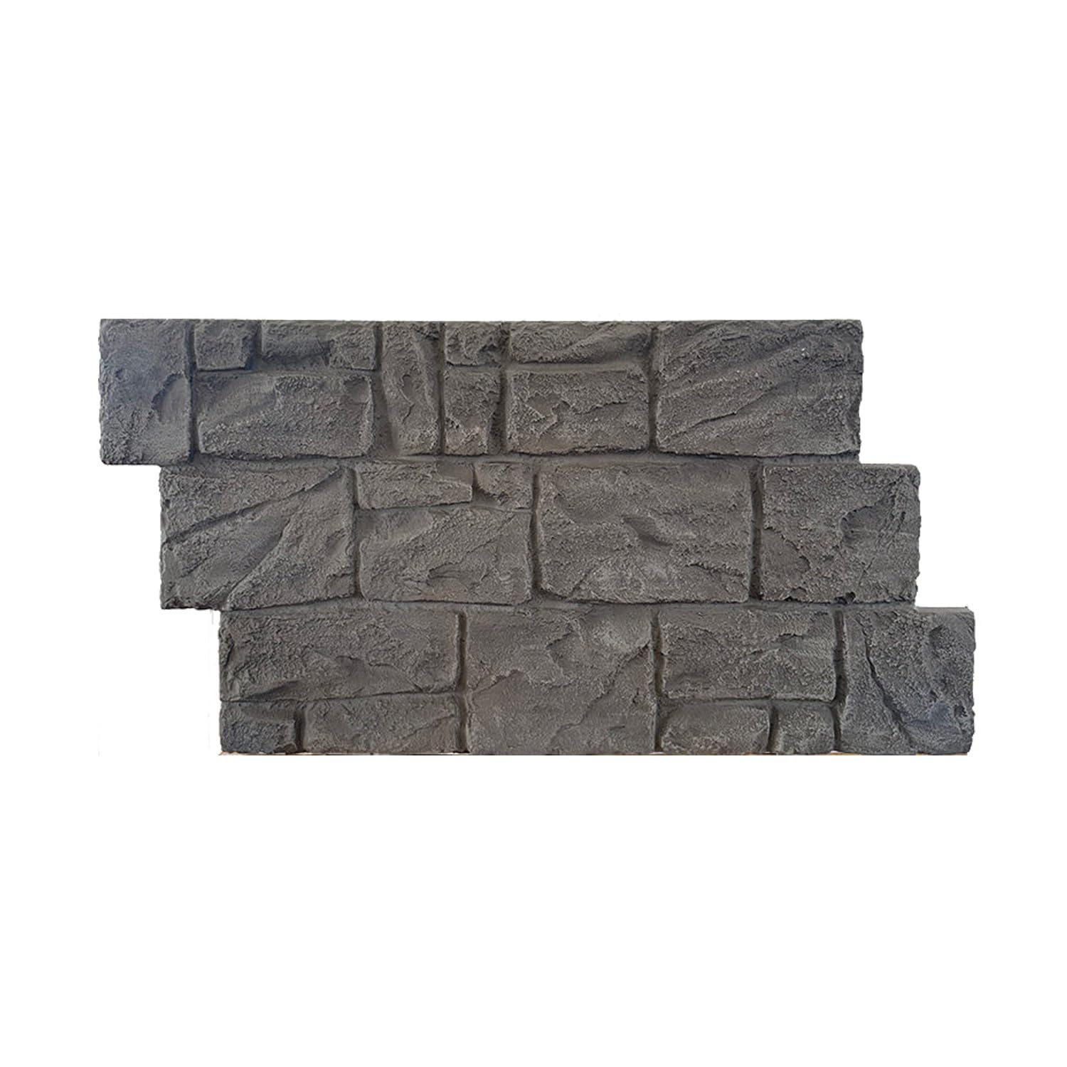 Paneles PVC Pared Panel de pared de PU imitación piedra triturada, papel pintado 3D fácil de instalar de 3 cm de grosor, revestimiento impermeable e ignífugo(H)