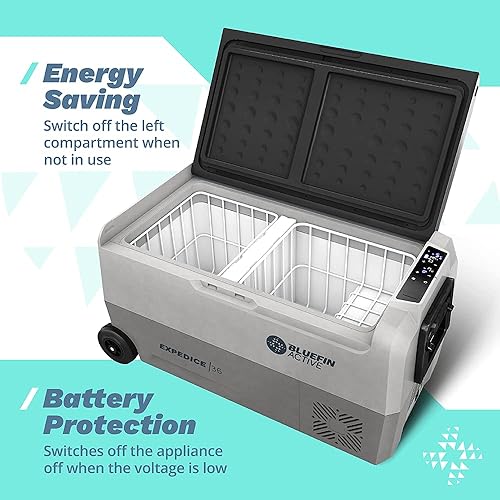 Miniatura 4 de Active Expedice 36L  Refrigerador de viaje portátil  Tecnología avanzada de refrigeración y congelación  Carga eficiente de energía  Compartimentos