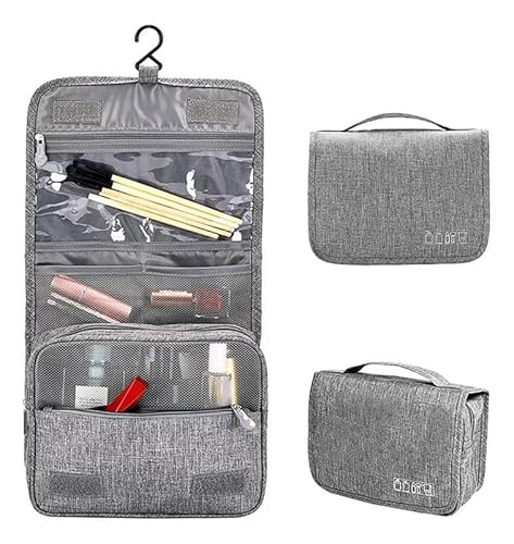 Necessaire Bolsa de Viagem Organizadora de Objetos de Higiene Pessoal com Divisória Semipermeável.