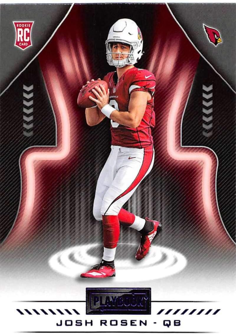 2018 Panini Playbook Purple #147 Josh Rosen Cardinals Rookie NFL Football Card NM-MT