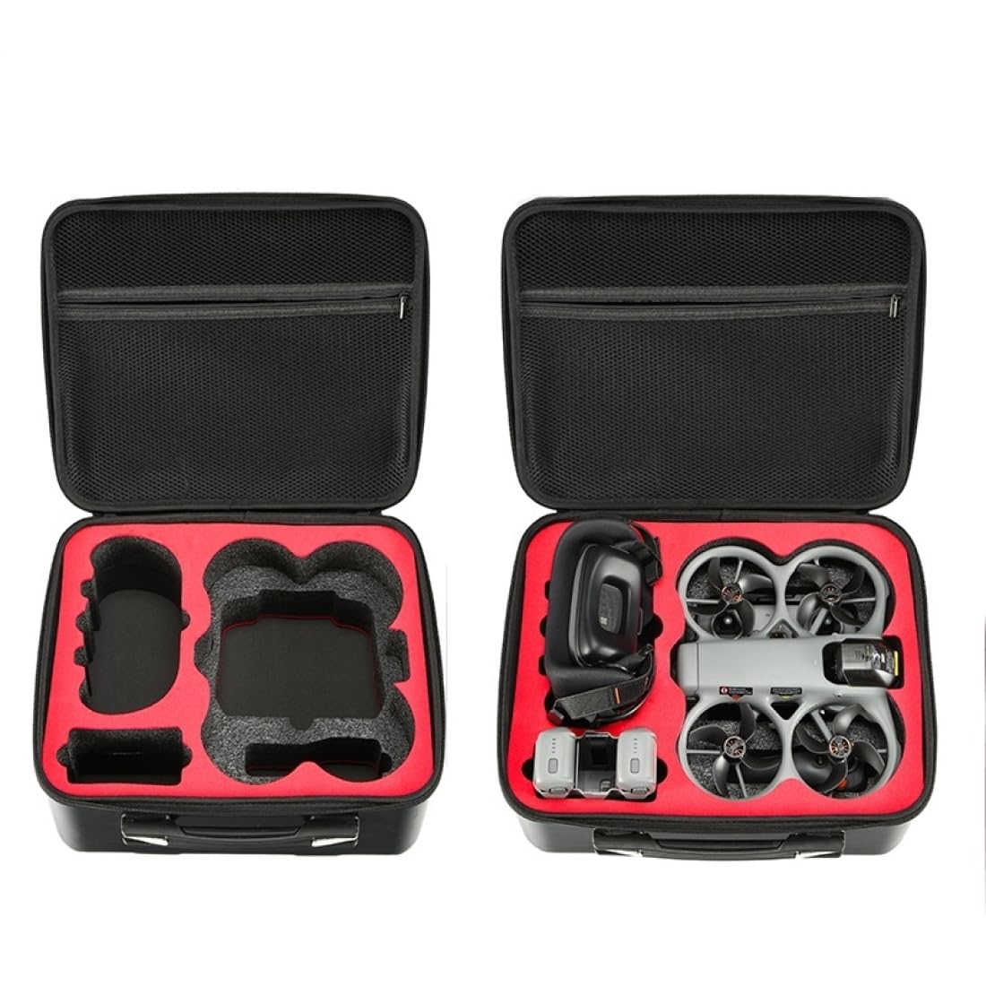 Torba do przechowywania z twardą obudową nadaje się do DJI Avata 360, torba podróżna może pomieścić dron Avata, gogle N3/G3, pilota zdalnego sterowania, joysticka 3 i stacji ładującej