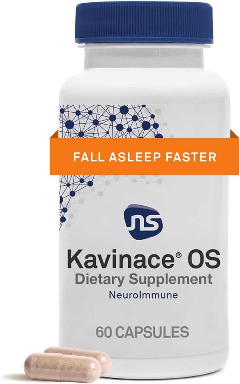 - Neuroscience Kavinace OS - Sleep Aid Formula with Melatonin 5mg + L-Theanine - Nighttime Cellular Health Blend for Sleep Efficiency and Immune Support (60 Capsules)