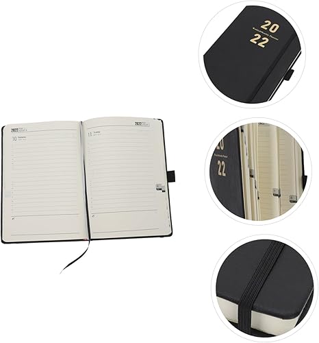 Miniatura 3 de Tofficu 2 Pcs 2022 Agenda Book Lined Notebooks 2022 Schedule Book The Office Notebook Appointment Planner Time Management Organizer Classic Writing