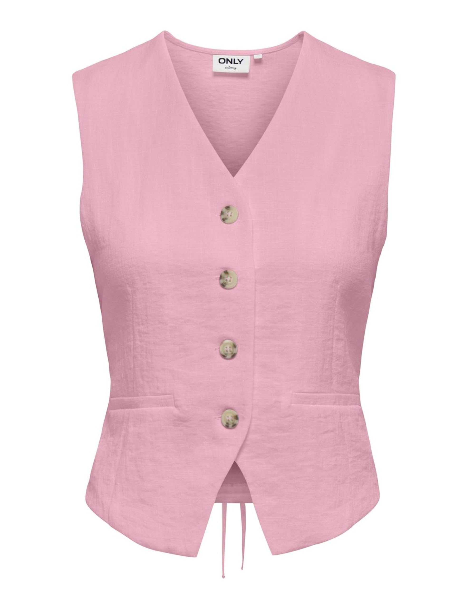 Only Onlita% 100 Pamuk Regular Fit V Yaka Yelek Bayan YELEK 15370277