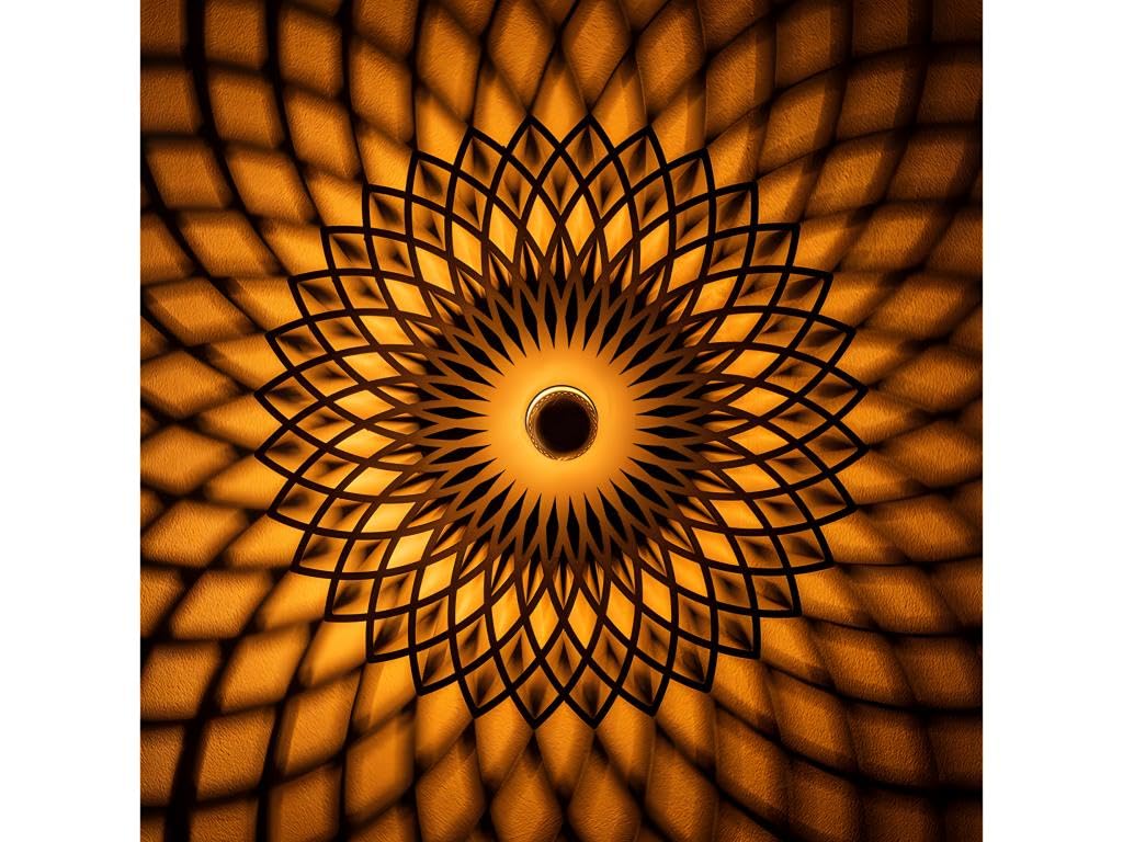 Vente-unique - Applique murale en métal - D. 50 cm - Noir - FOLINA