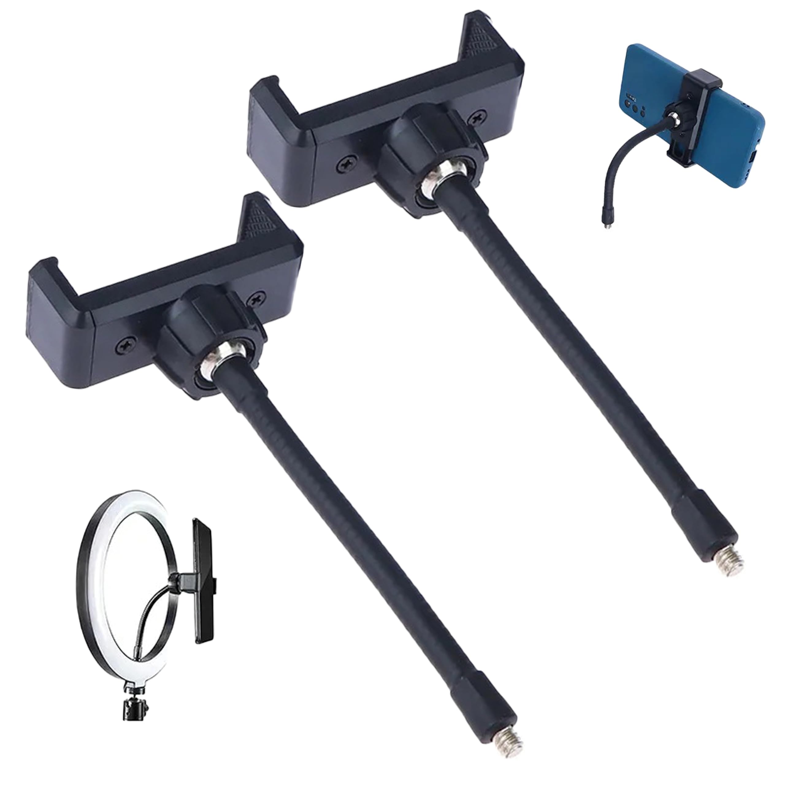 Motorcycle Bracket Handlebar Mount with Invisible Insta 360 Stick for Bikes and Bicycles, 360 Adjustable for Insta 360 X5 X4 X3 X2 Go Pro, DJI osmo Action Cameras Accessories (Mount + Stick) — Amazon image 14