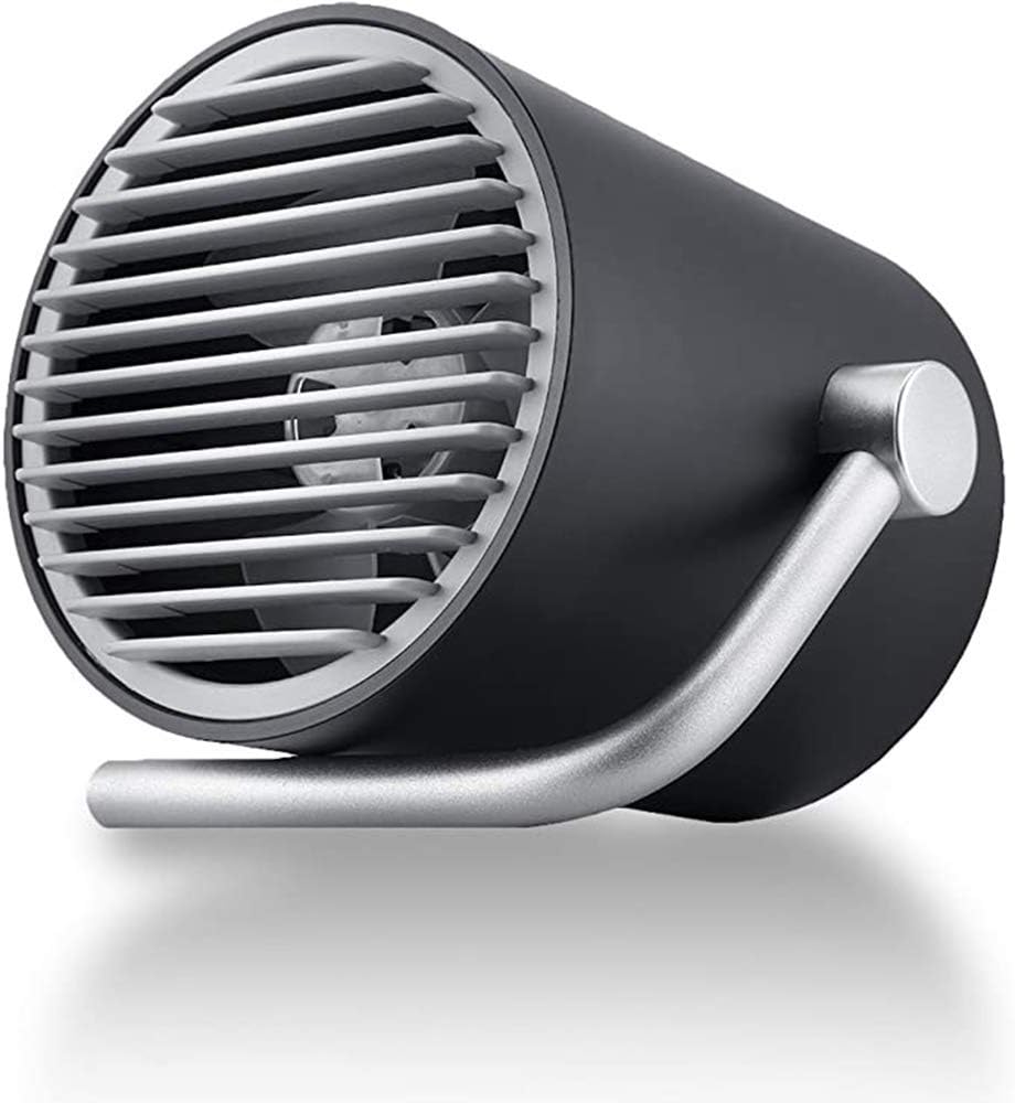 Air cooler Pequeño escritorio personal Ventilador USB, Mini Mesa Portátil Ventilador con Twin Turbo Blades, Tecnología de Air Cyclet Cyclone Slim Thisper - Para el hogar, Oficina, Viajes al aire libre