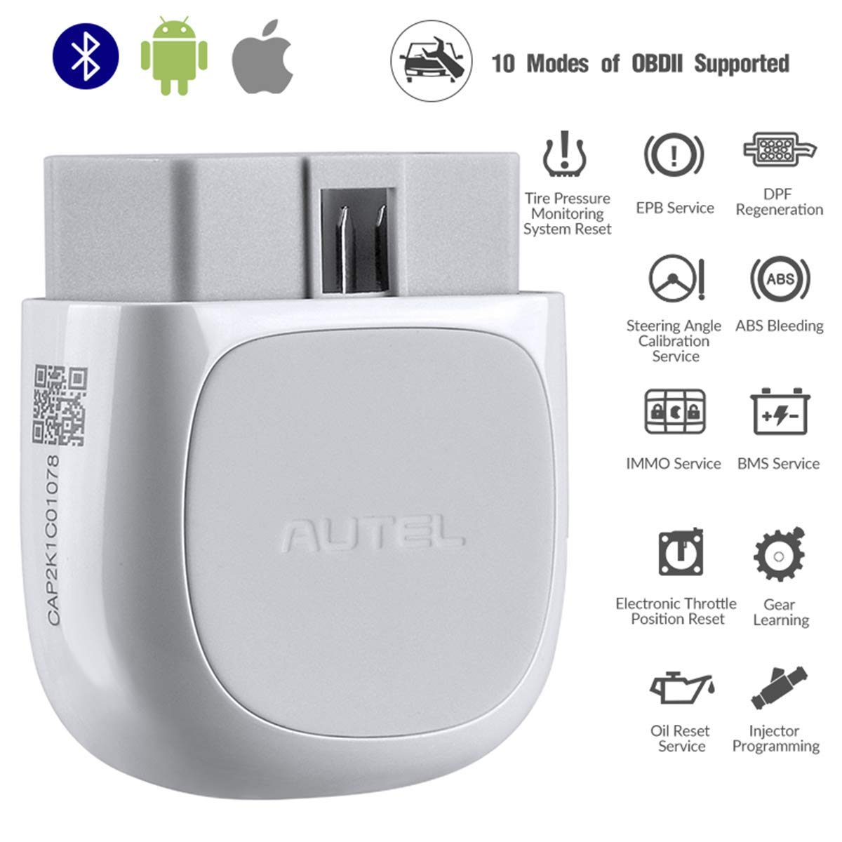 Autel AP200 AP200 Advanced Smartphone Vehicle Diagnostics App