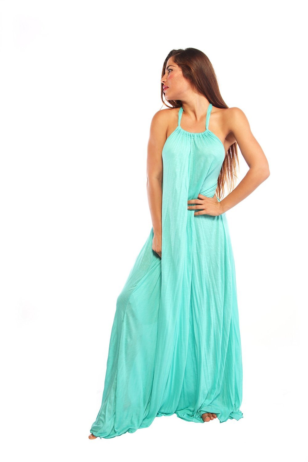 long sleeve bohemian maxi dress Floral Smocked Bodice Long Sleeve Maxi Dress Olive