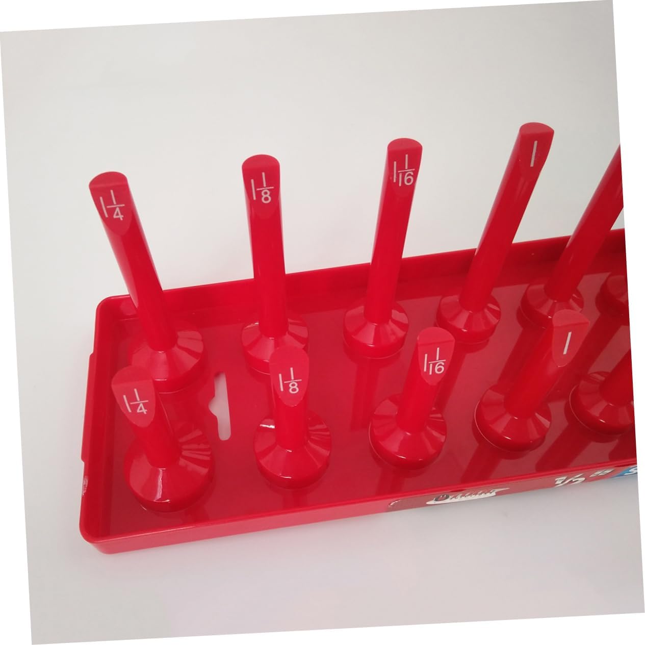 6pcs Metric Socket Organizer Long Sleeve Socket Rack Sae Holder Plastic Tray Holder