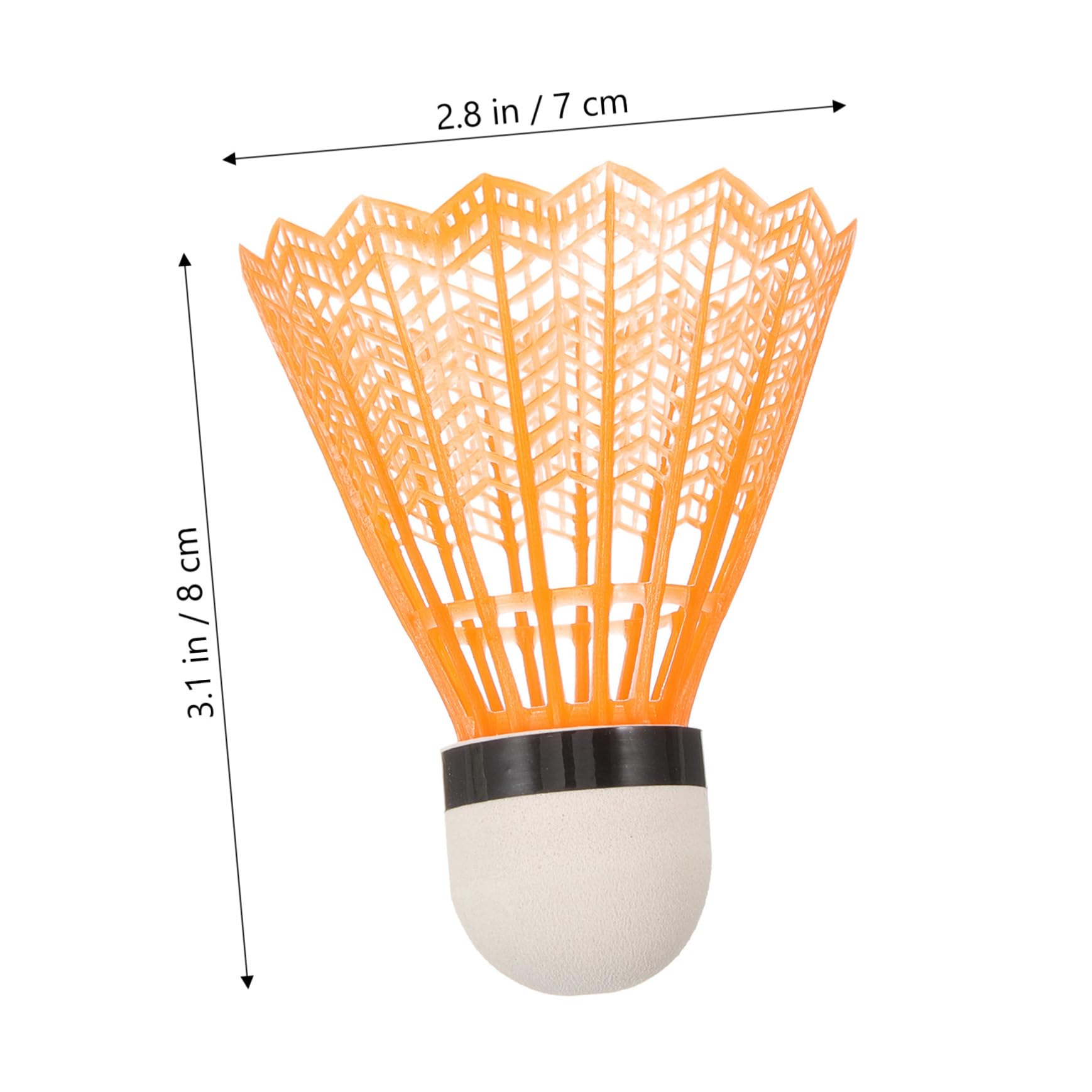 KICHOUSE 36pcs Plastic Badminton Shuttlecock Light Weight Shuttlecock Badminton Shuttlecock Colorful