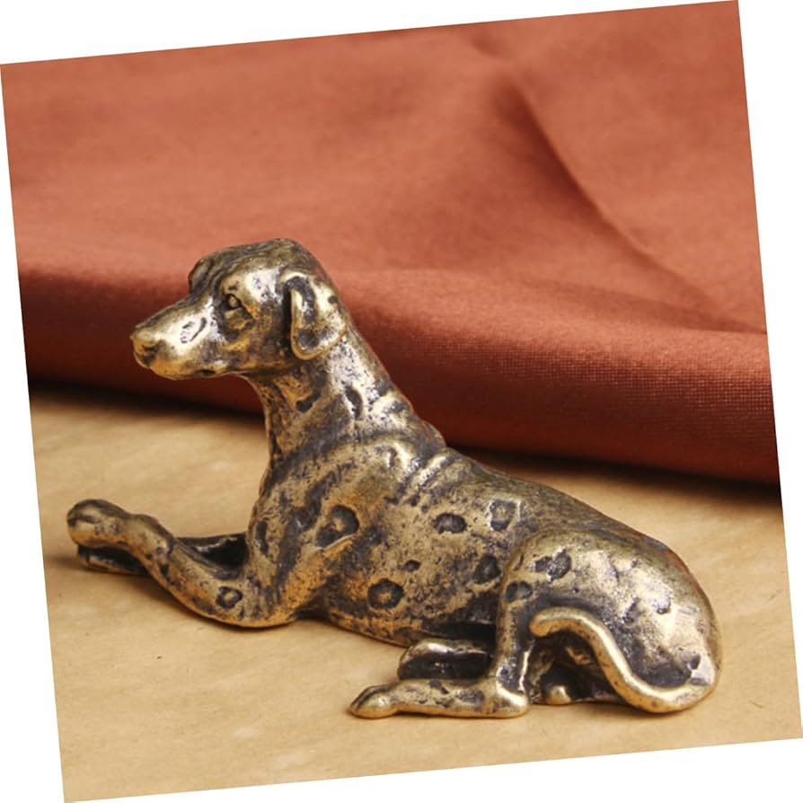 Amazon.co.jp: ULDIGI 真鍮の犬の置物 絶妙な書道文鎮 オフィス