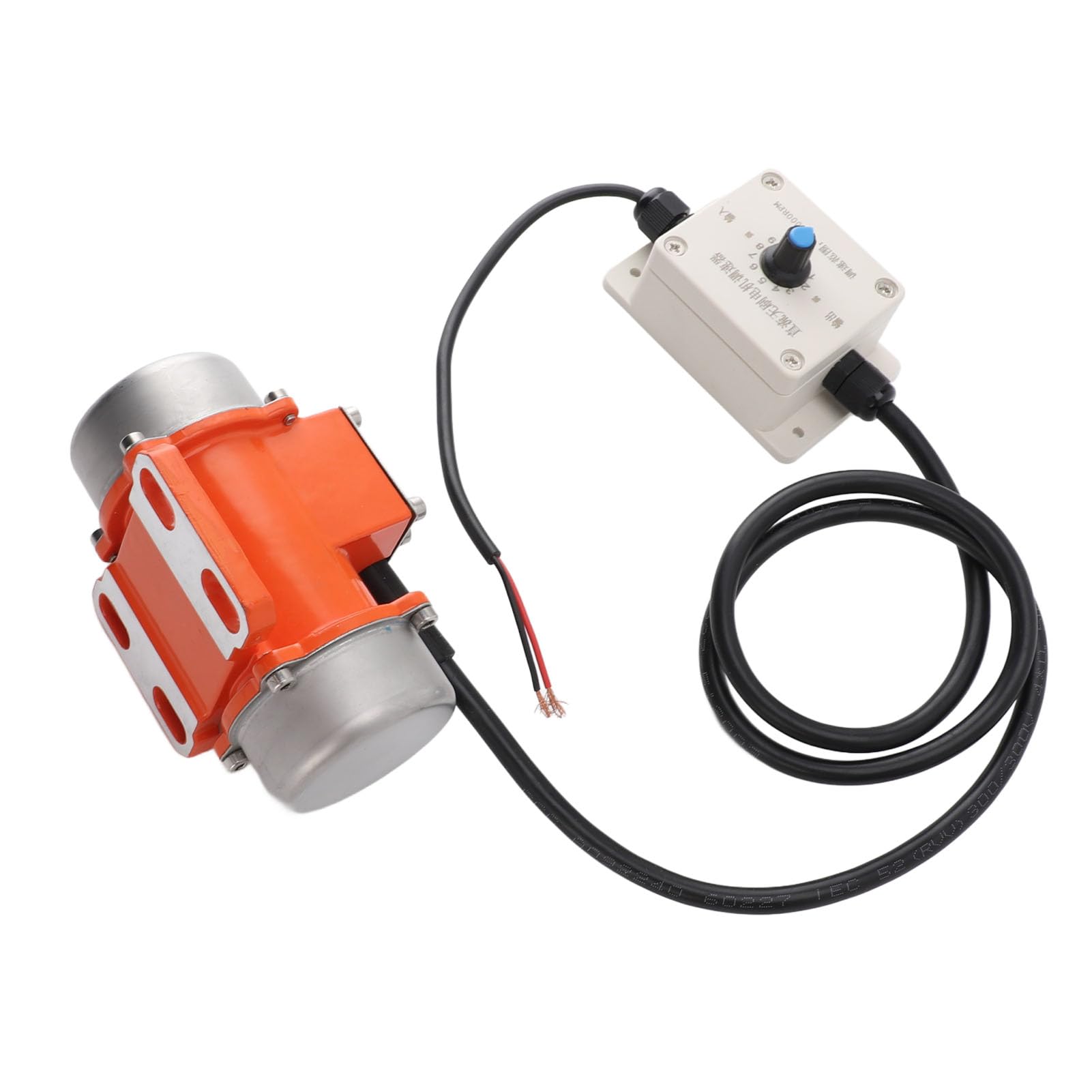 Motore di Vibrazione CC ， Motore di Vibrazione del Vibratore in Cemento con Controller di velocità DC 24 V Senza Spazzole IP65 IP65 Alluminio Motore Vibrante in Lega Elettrica