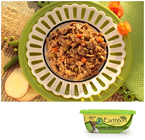 Earthborn Holistic Grain Free Tub Dog Food 4 Flavor Variety Bundle: (2) Pot Roast, (2) Chicken Casserole Stew, (2) Turkey Dinner In Gravy And (2) Stew With Duck, 8 Ounces Each (8 Tubs Total) #TOP4