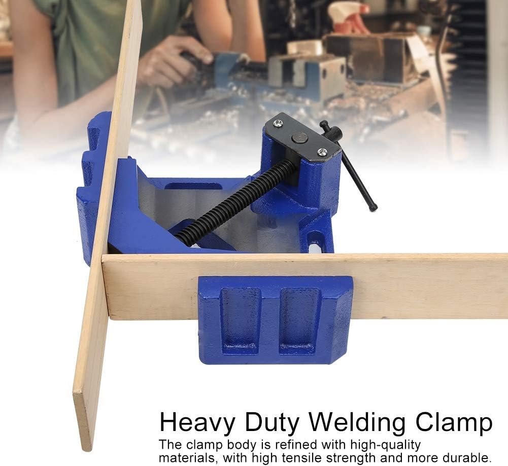Exclusive Discount 80% Offer Right Angle Welding Clamp Heavy Duty 90 Degree Fixed Fixture Clamp Vise Wood Weld Clip Tools Corner Clamps Holder 21/2in for Carpenter, Welding, Wood-working, Engineering