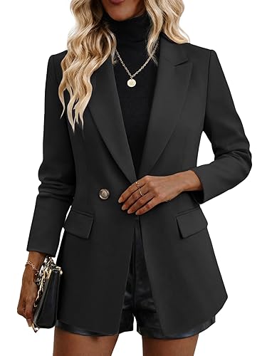 Mina Self 2026 Spring Women's Casual Blazer Relaxed Fit -
