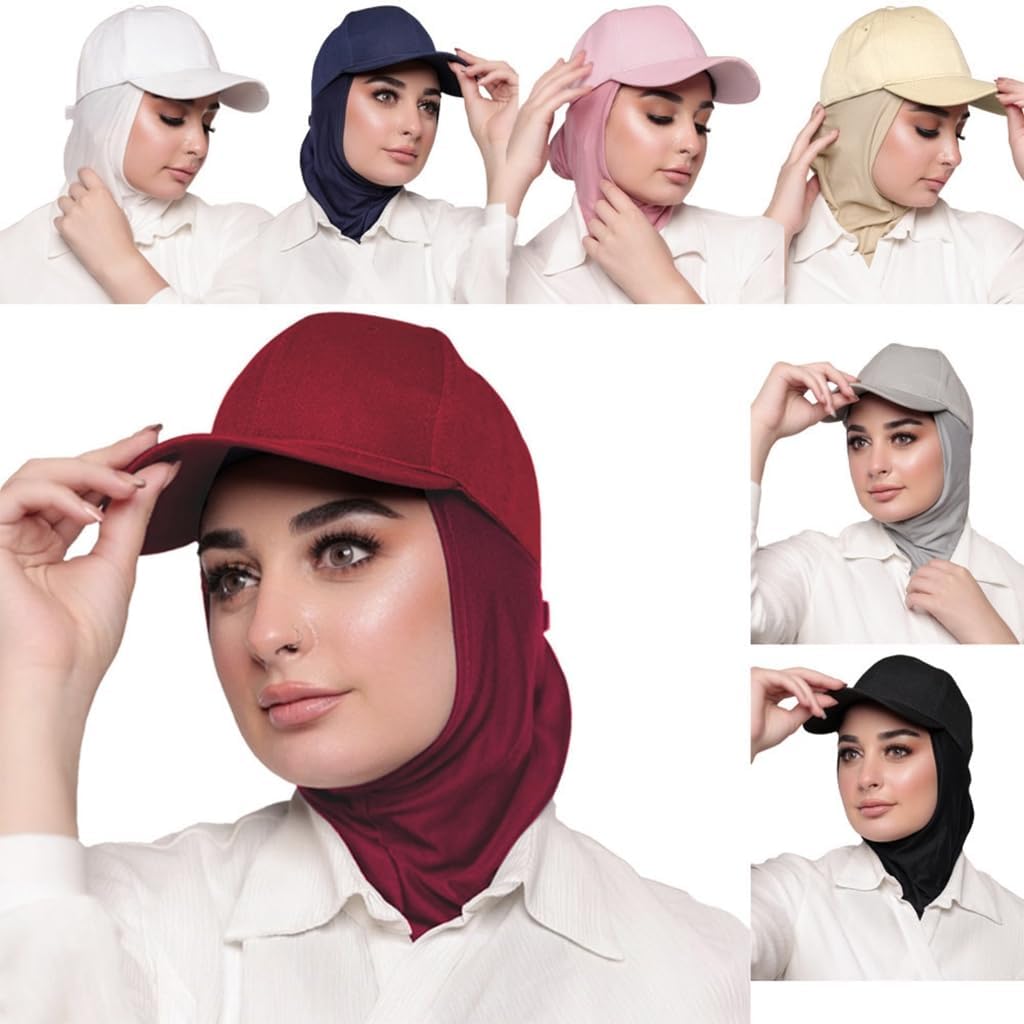 Women's Shawl Scarf and Hat Hijab Turban Caps for Daily Wear Headscarf