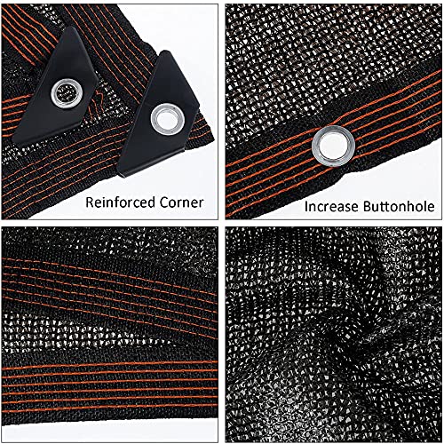 Filet d'ombrage PEHD 5x5m noir imperméable et résistant pour terrasse - 4
