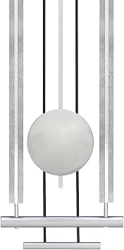 AMS 7018 Pendulum Clock Wall Clock with Westminster Hammer Mechanism and Bim Bam Hammer Mechanism