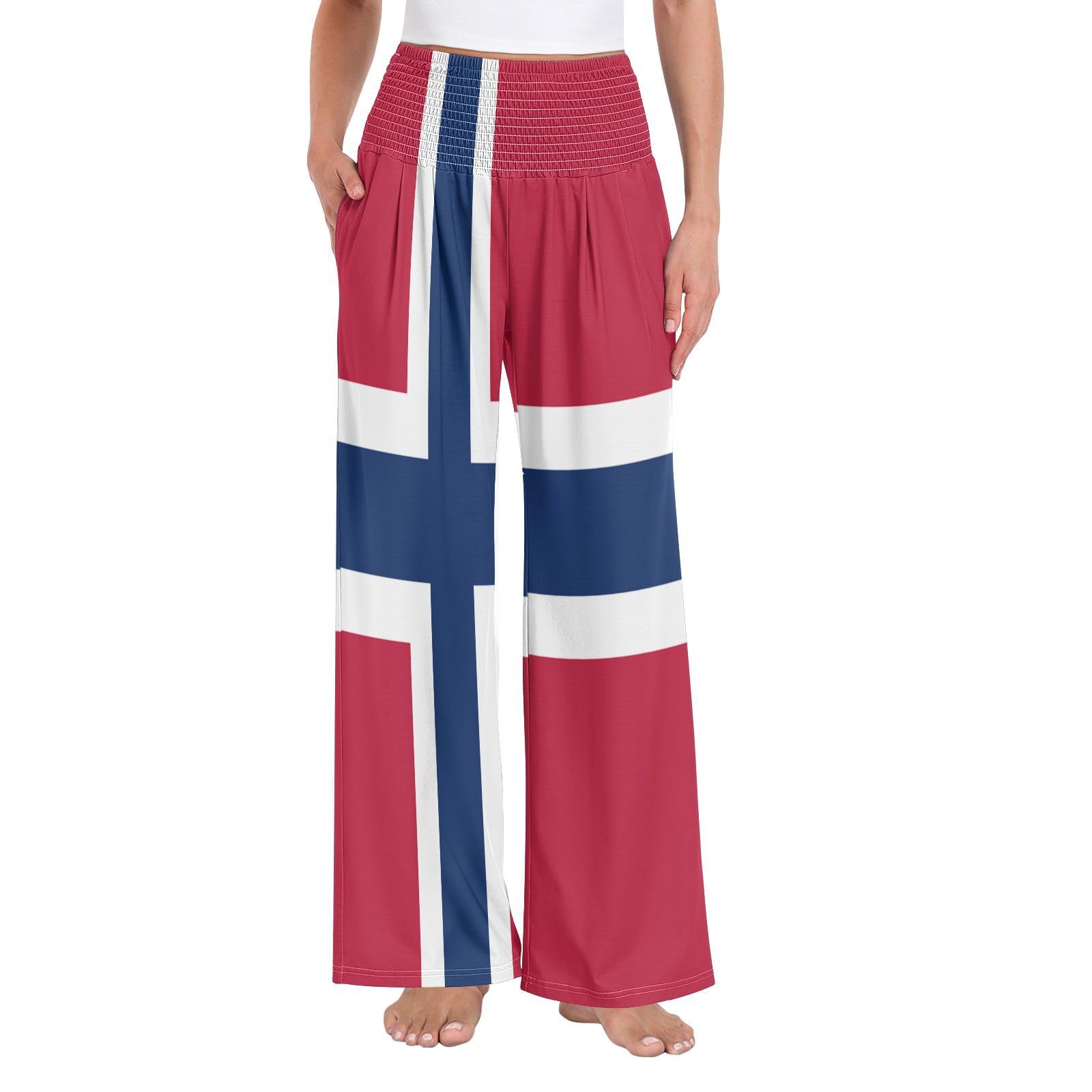 Pantalon de détente extensible et ultra doux aux couleurs de la Norvège - 8